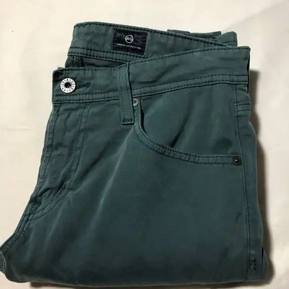 Adriana Goldschmied AG mens 30x34 teal blue tellis modern slim jeans pants